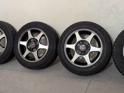 Alloy Rims with tyre