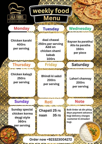LALA FOODS homemade food