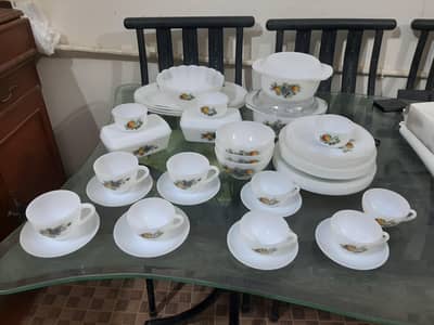 Vintage Arcopal France Crockery Set - Fruit de France Pattern - 51