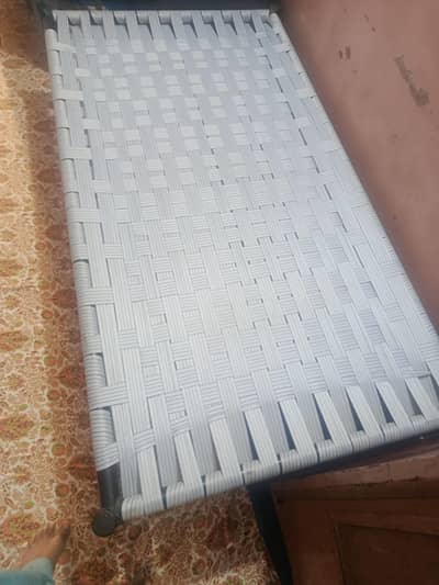 iron charpai (only 15 days used)