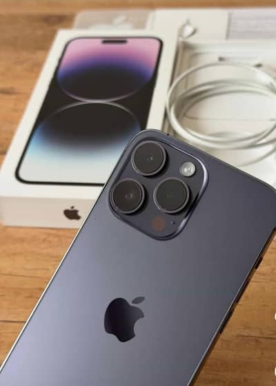 apple iphone 14 pro max 10 by 10 condition full box sale