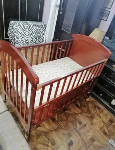 Premium Wooden Baby Cot / Crib – Tinnies