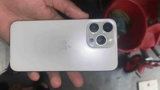 Apple iPhone 15 Pro Max MDM 256 GB water pack white color