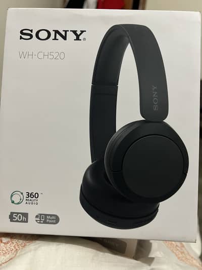 Sony WH-CH520 Wireless Headphones - Black