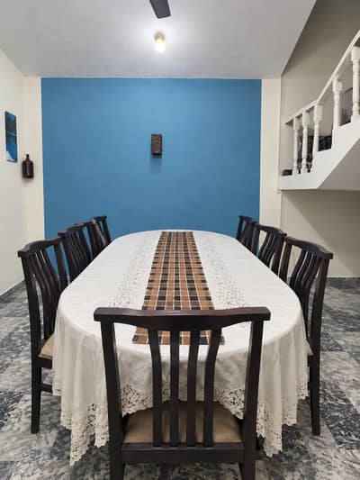 Pure Wooden 10-Seater Dining Table for Sale 10/10 Condition