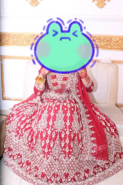 EXCELLENT CONDITION ONE TIME USED BRIDAL DRESS FOR SALE