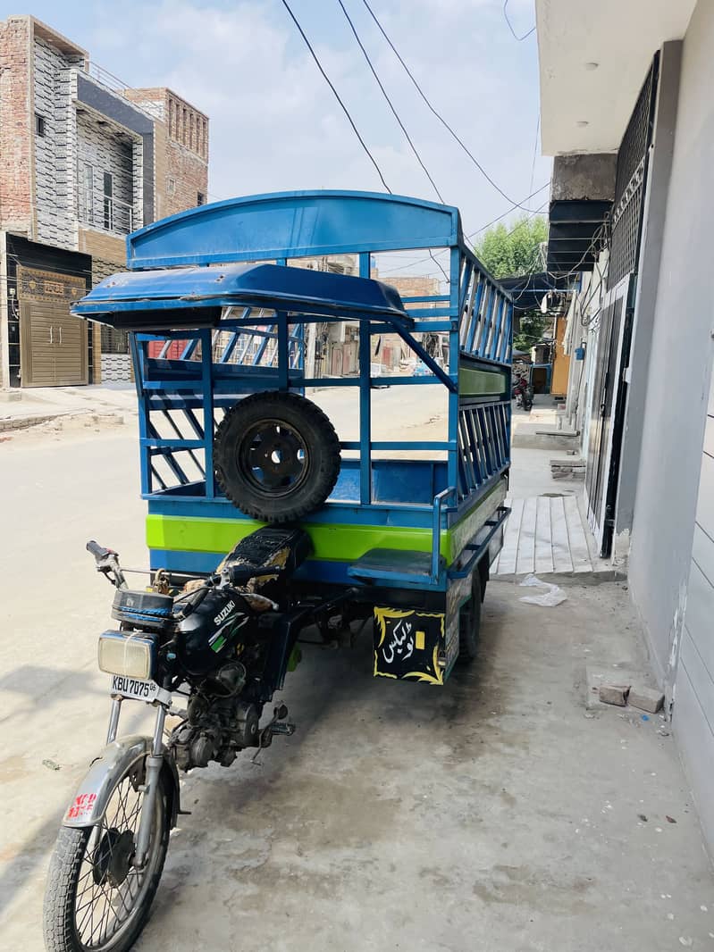Loder rikshaw with back gear 4