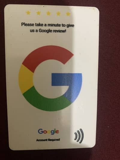 Google review card