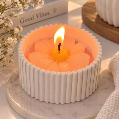 floral candle