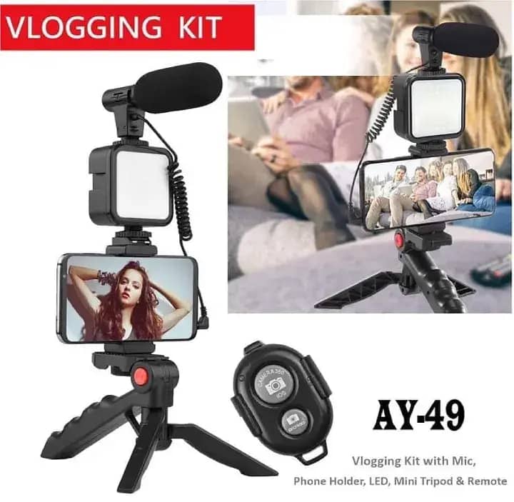Vlogging Kit – Complete Mobile Content Creator Kit 0