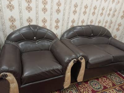 BROWN Sofa set for sale!