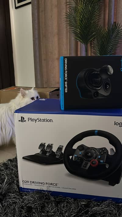 Logitech G29 Steering wheel with Gear