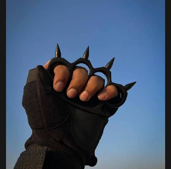 mk919, black best handmade gift of men gripper / exercise 1pc Handmade gripper in silver and jet black color