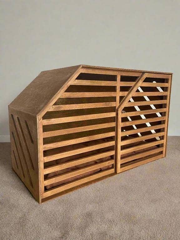 Premium Indoor Wooden Cat House | Safe and Comfortable Pet House for Cats