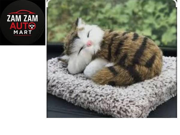 Cute Simulation Sleeping Cats Dashboard Decoration