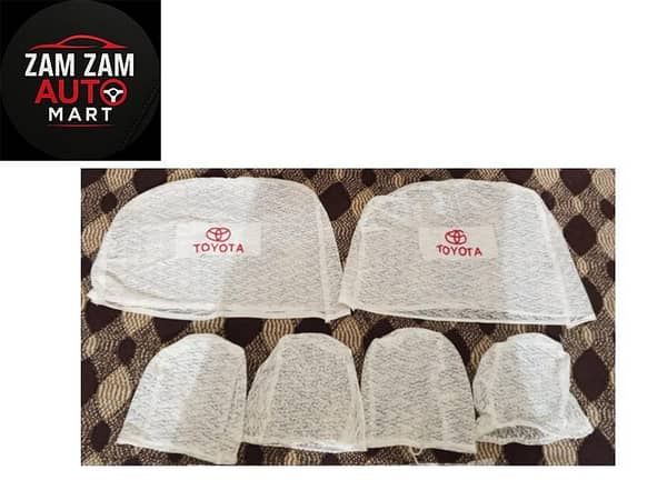 Toyota White, Half-Seat Car Covers