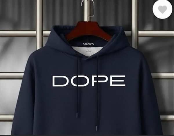 Mens cotton printed hoodie