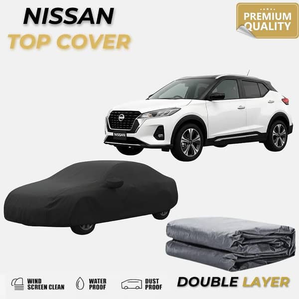 Nissan Kicks 2021–2024 Double Layer Car Top Cover