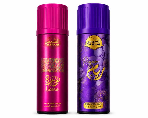 Al-Islams Body Spray Gift Pack – 6 Pcs Perfume Collection (120ml Each)