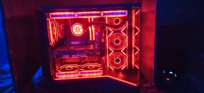 gaming pc ryzen 5 5600x +1660super +16ram argb gskill 3600