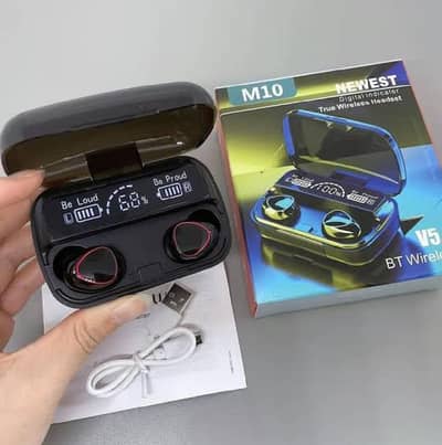 M10 TWS Wireless Earbuds. Power Performance and Premium Sound.