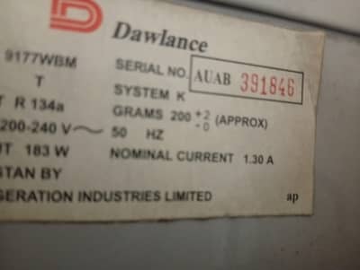 Dawlance fridge in going very cheap.