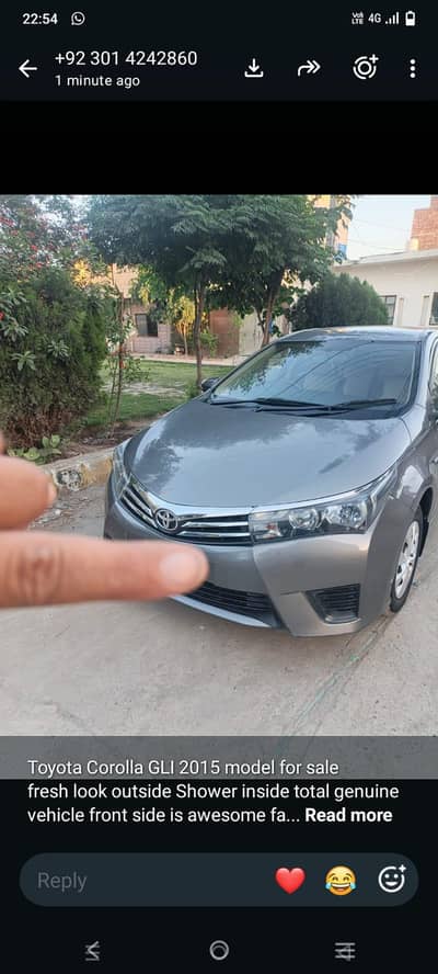 Toyota Corolla GLI 2015
