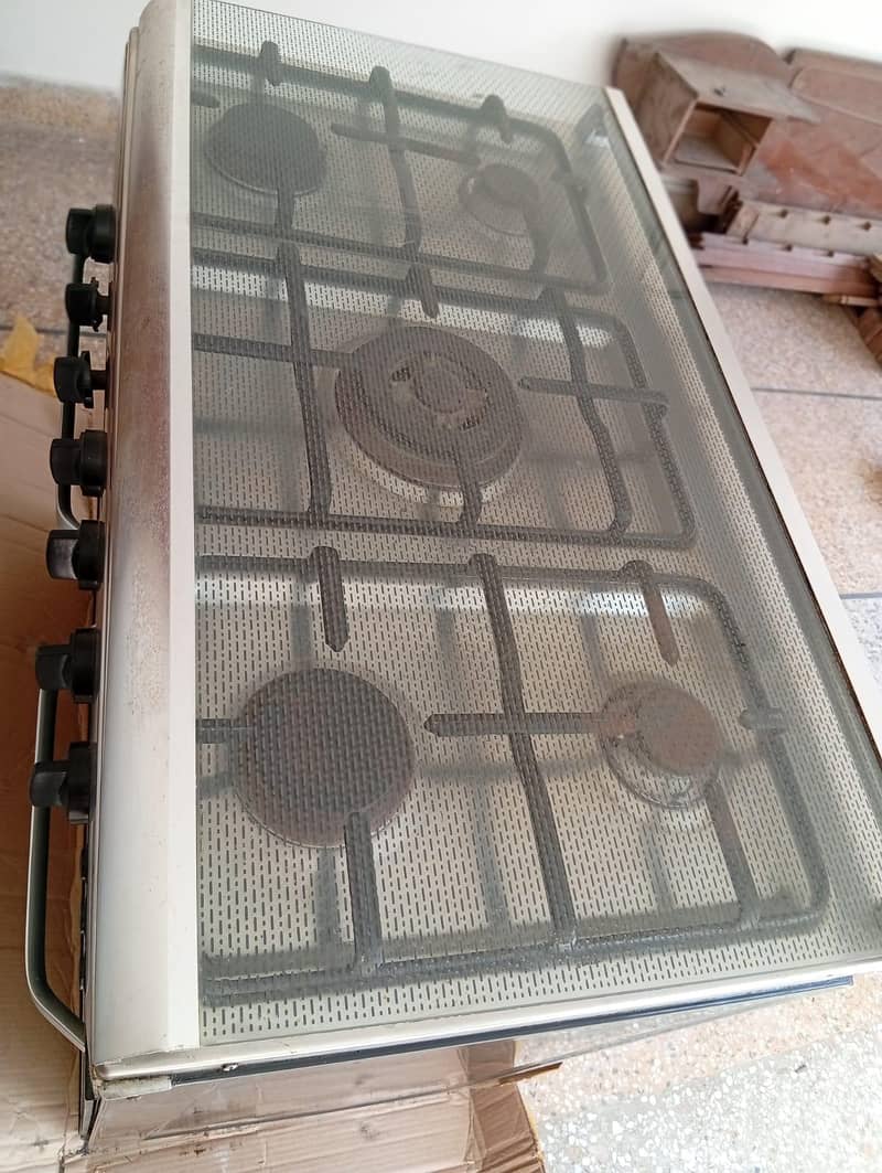 five burner cooking range 3