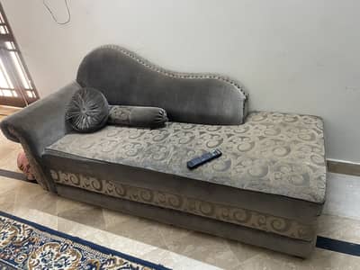 6 seater L shaped with 3 seater dewan