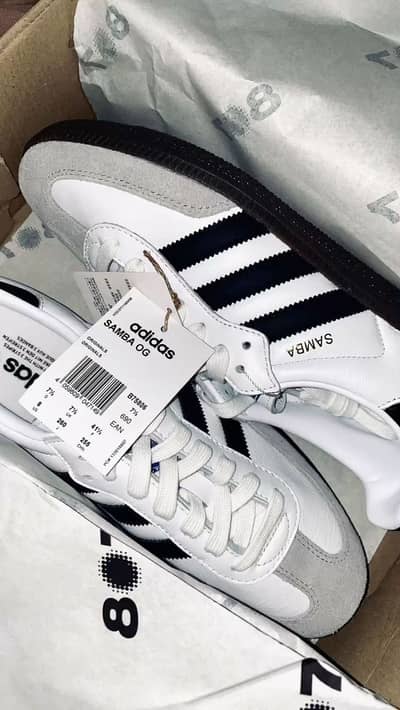 ADIDAS SAMBA 100% AUTHENTIC UPC VERIFIED QR CODE WORKING MADE IN