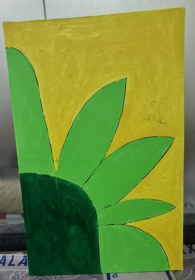 Original Handmade Acrylic Canvas Painting 2ftx3ft "The Sunshine Burst"