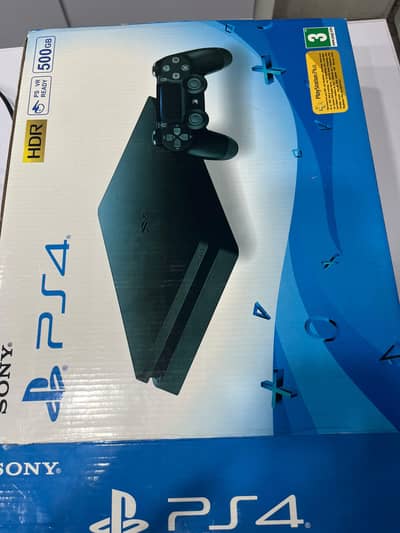Sony PS4 slim 500gb HDD with box with 2x Games