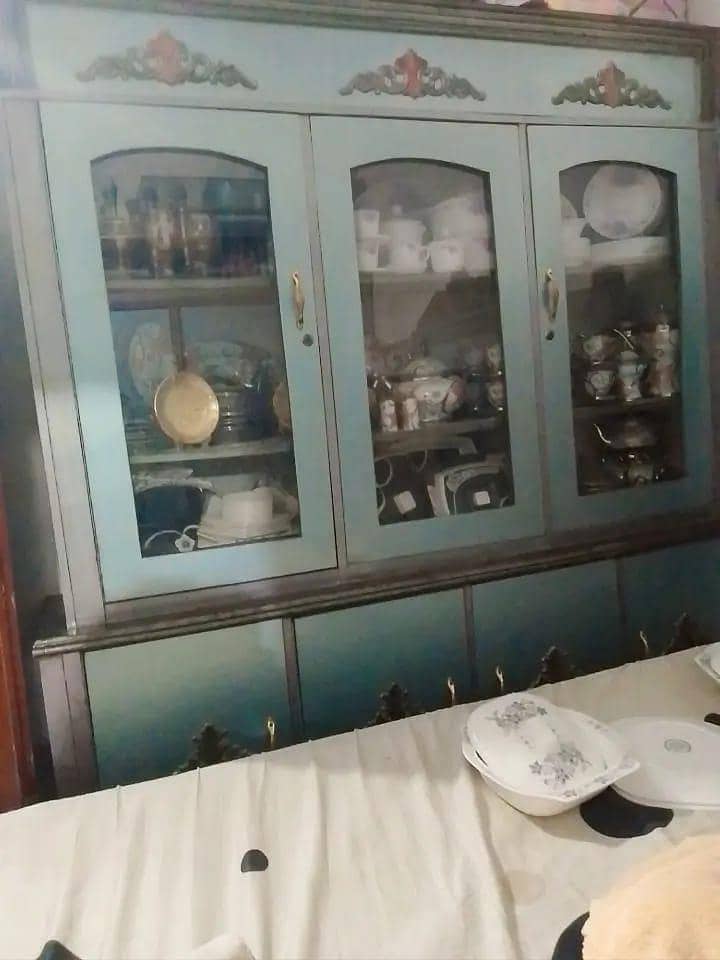 full bed set dressing table wardrobe table set showcase 7