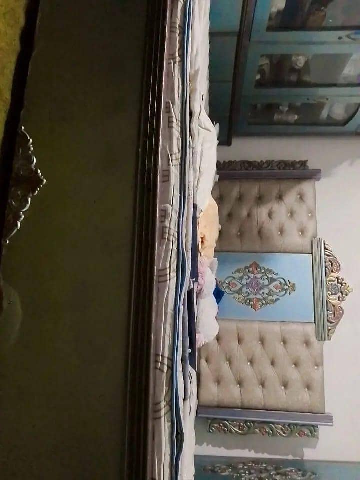 full bed set dressing table wardrobe table set showcase 8