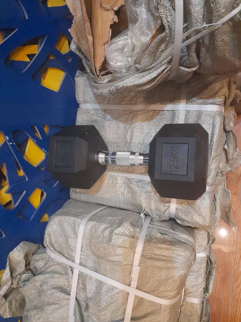 Imported HEX Dumbells 0