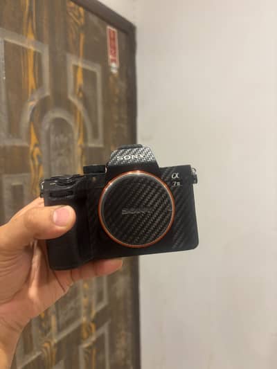 Sony A7iii body only with box and all accessories.