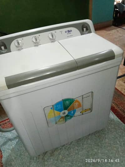 Super Asia washing machine twin tub model number SA 245 EASY WASH
