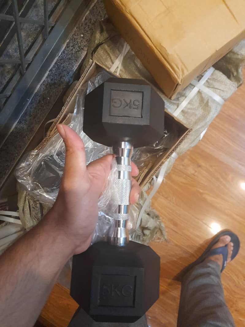 Imported HEX Dumbells 3
