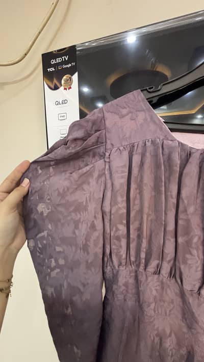 Title: Purple/Lavender Floral Maxi Dress – Worn Once
