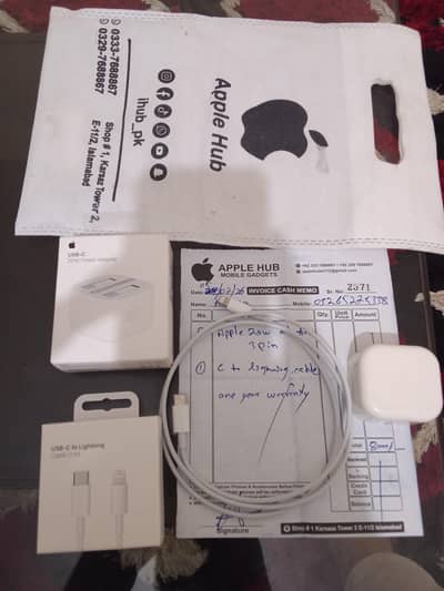 iphone original charger in warranty