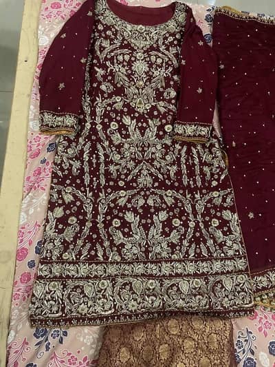 Baraat Valima and Semi formal dress in new condition