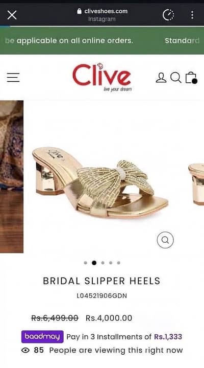 Buy 2 days ago , Size issue , i ordered wrong soze , Heels , shoes ,
