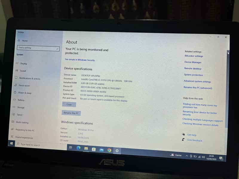 ASUS CORE I3 3rd Generation 0
