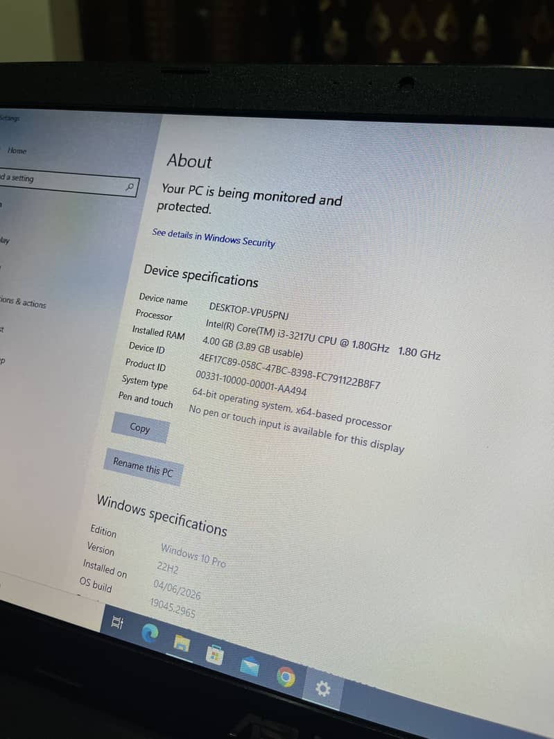 ASUS CORE I3 3rd Generation 6
