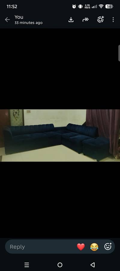L shape sofa