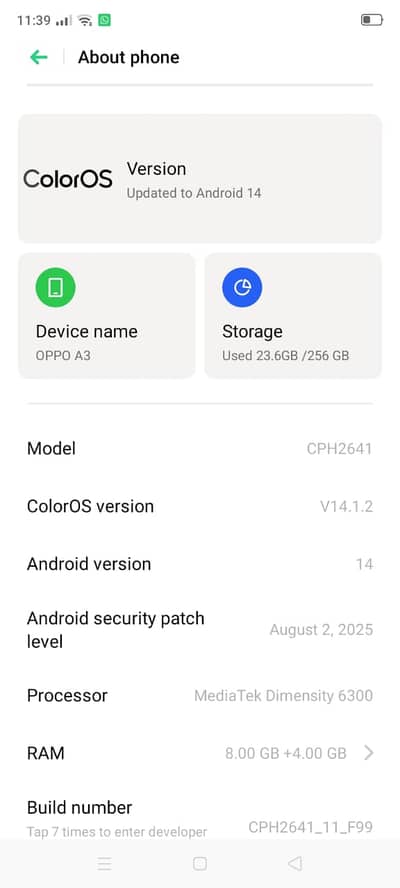 OPPO A3