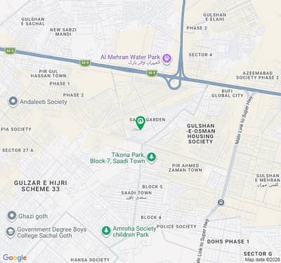 House for sale saadi garden block 5 west open
