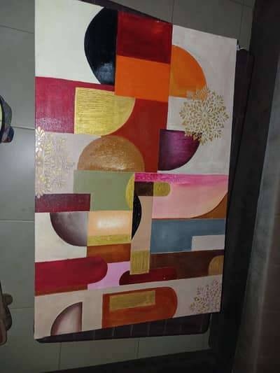 acrylic geometric theme