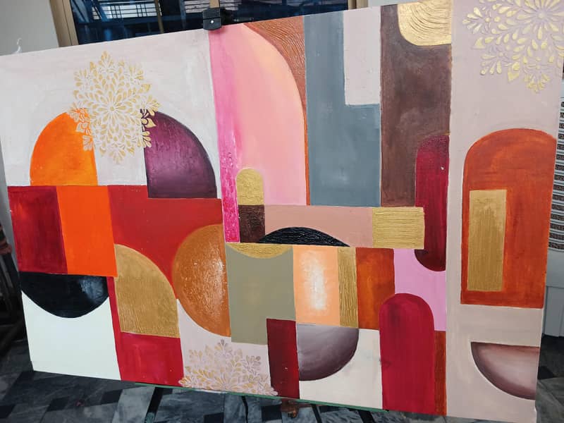acrylic geometric theme 1