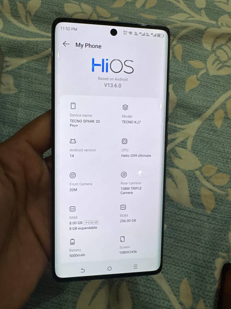 Tecno Spark 20 Pro Plus 5